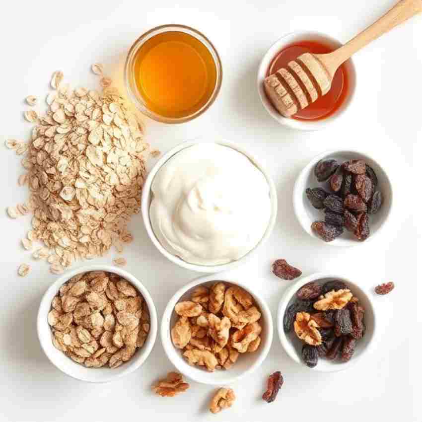 مواد لازم برای تهیه کیک رژیمی با جو دوسر و عسل
