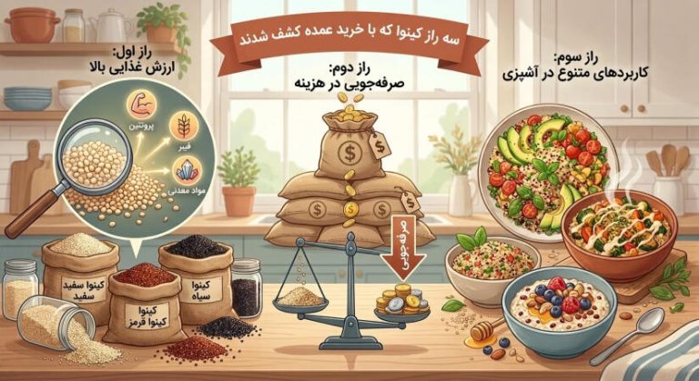 سه راز کینوا که با خرید عمده آن کشف خواهید کرد!