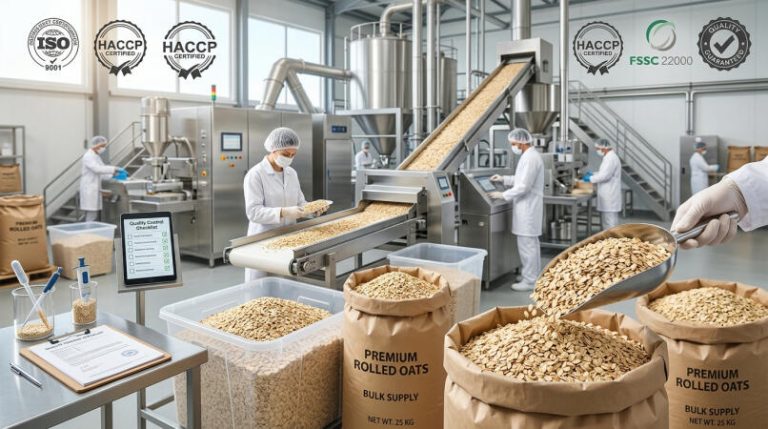 راهنمای جامع خرید جو دوسر پرک عمده برای تولید گرانولا + استانداردهای صنعتی